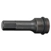 Tone 4AH-14L75 Semi-Long Hexagon Socket for Impacts, 0.5 inch (12.7