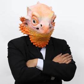 Lizard Mask Cute Animal Headgear Anime Cartoon Anime Latex