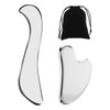 Landrain Gua Sha Stein Edelstahl, Gua Sha Schaber Faszien Tool