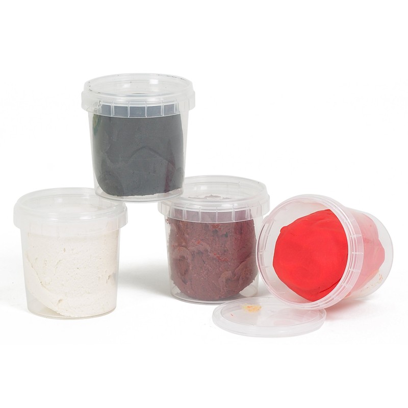 ökoNORM 79510 Nawaro SOFT Modellierspielknete, 4 Farben Set B Balu