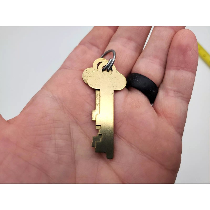 Diebold 2x Diebold 17570 Safe Deposit Keys Pre-Cut 11032871G 0.06"T