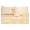 Royal Hotel Bedding Solid Ivory 550-Thread-Count 4pc Queen Bed Sheet