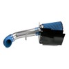 PHILTOP Cold Air Intake System BLUE 4" Polished Aluminum High