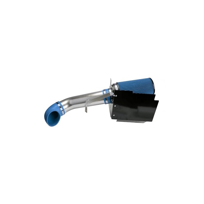 PHILTOP Cold Air Intake System BLUE 4" Polished Aluminum High