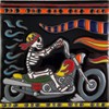 Fine Crafts & Imports 6 x 6 Motorcycle Riding. Day-of-The-Dead Arcilla Tile