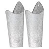 2PCS Iron Art Wall Planter Hanging Flowers Pot for Home
