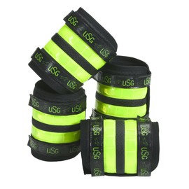 USG Boots with Reflective Tapes Adjustable/ Velcro Tapes/ Washable, 4-Piece