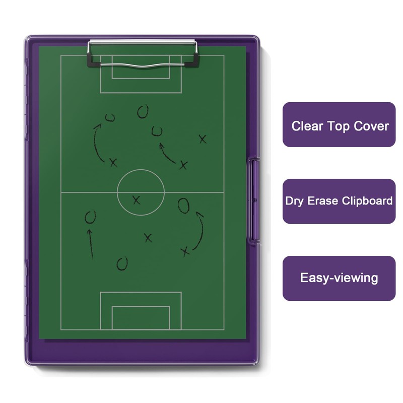 Hongri Clipboard with Storage, Folder Nursing Clipboards Side Opening, Heavy