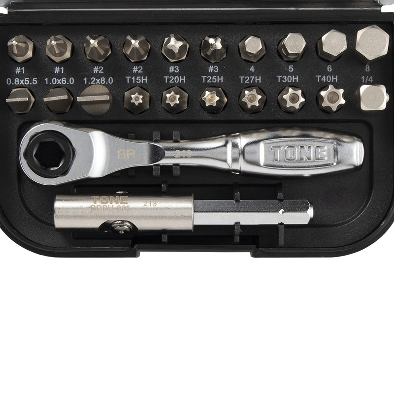 Tone BRS20 Bit Ratchet Set, 1/4 inch (6.35 mm) Bit