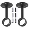 Anndason Curtain Rod Ceiling-Mount Bracket Curtain Rod Brackets Curtain Rod