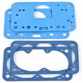 JEGS Fuel Bowl And Metering Block Gasket Set | Fits Holley 4150, 2300, And 4500 (2-Circuit) | Made In USA | Includes (2) Fuel Bowl Gaskets And (2) Metering Block Gaskets