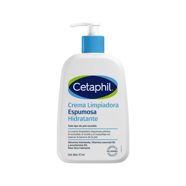 Crema Limpiadora Cetaphil Espumosa E Hidratante 473ml
