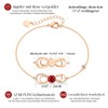 CDE Women's Infinity Heart Birthstone Bracelet Women's Ziconia Infinity Bracelets