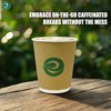 ECO SOUL Compostable Ripple cups (50, 8 Oz)