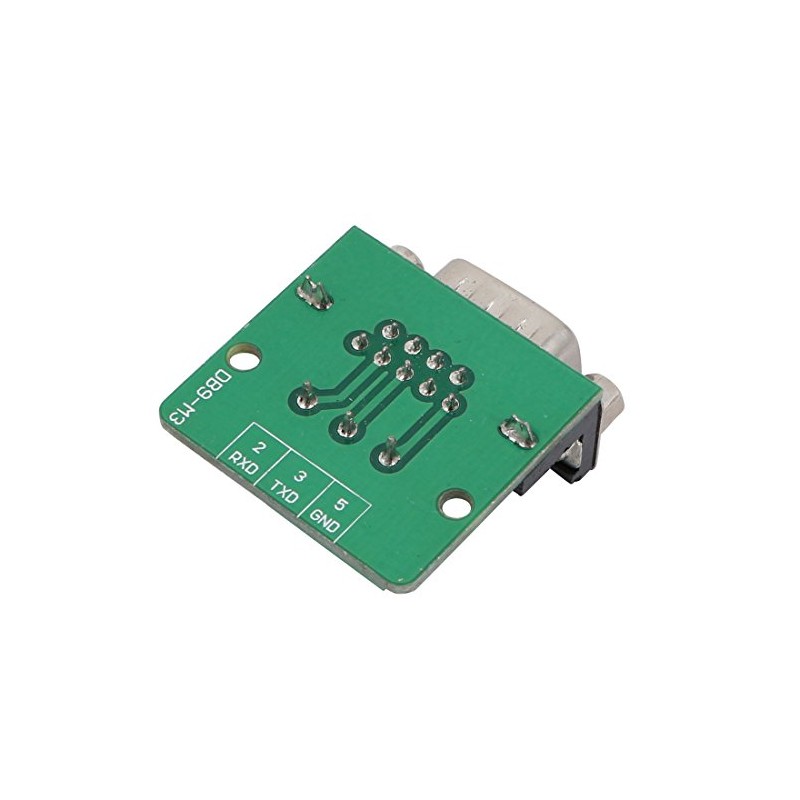 Aexit 5 Unidades DB9-G3 Placa de Adaptador Macho 9P Terminal