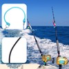 JolliLudo 2 Pcs 30''/60'' Fishing Downrigger Weight Snubber with 2