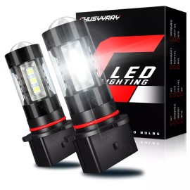 CHUSYYRAY P13W White LED Replace Front Fog Light BULBS For 2015-2020 GMC Yukon XL Suburban