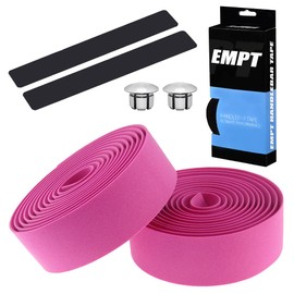 EMPT EVA Road Handlebar Tape ES-JHT020 Cushion EVA Bar Tape, Road Pista Drop Handlebar Tape, *End Caps, End Tapes Included (Peach (Pink))