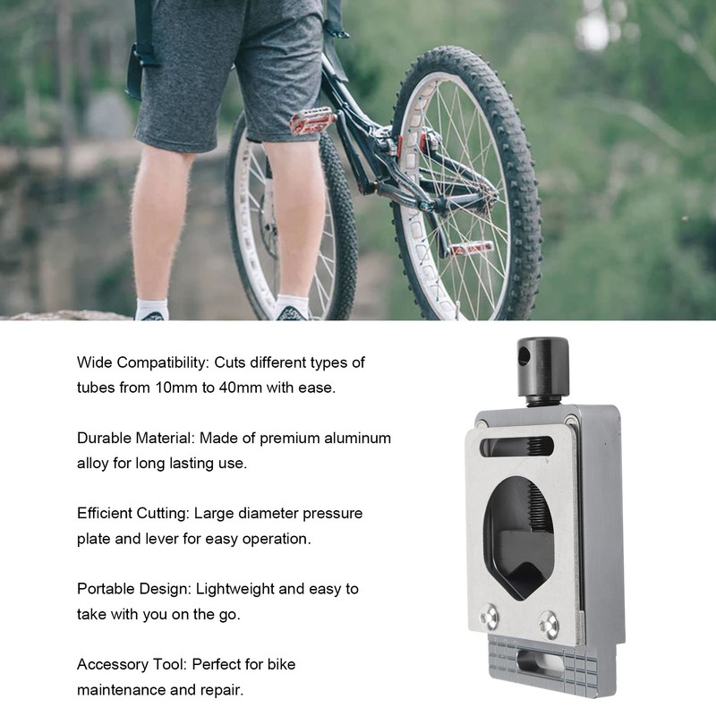 Bike Saw Guide Aluminium Alloy Bike Fork Steerer Seat Post