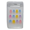 CALA - "Glam Couture" uñas postizas con punta de color