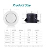 4 inch ABS Adjustable Air Vent White Round Soffit Exhaust