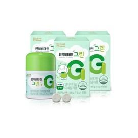J&M Hamsoa Immune Vitamin Green 1500mg x 60 tablets (3) / 함소아 면역비타민 그린 1500mg x 60정 3개