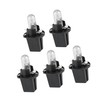 A ABSOPRO 5pcs DC 12V 1.2W T5 Dashboard Light Blub