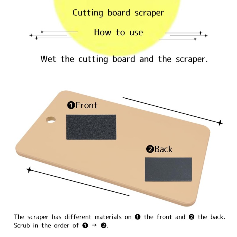 Kitchen Star Tsukihoshi Rubber Cutting Board Made in Japan,Dishwasher-Safe Size:16.14×9.84×0.39