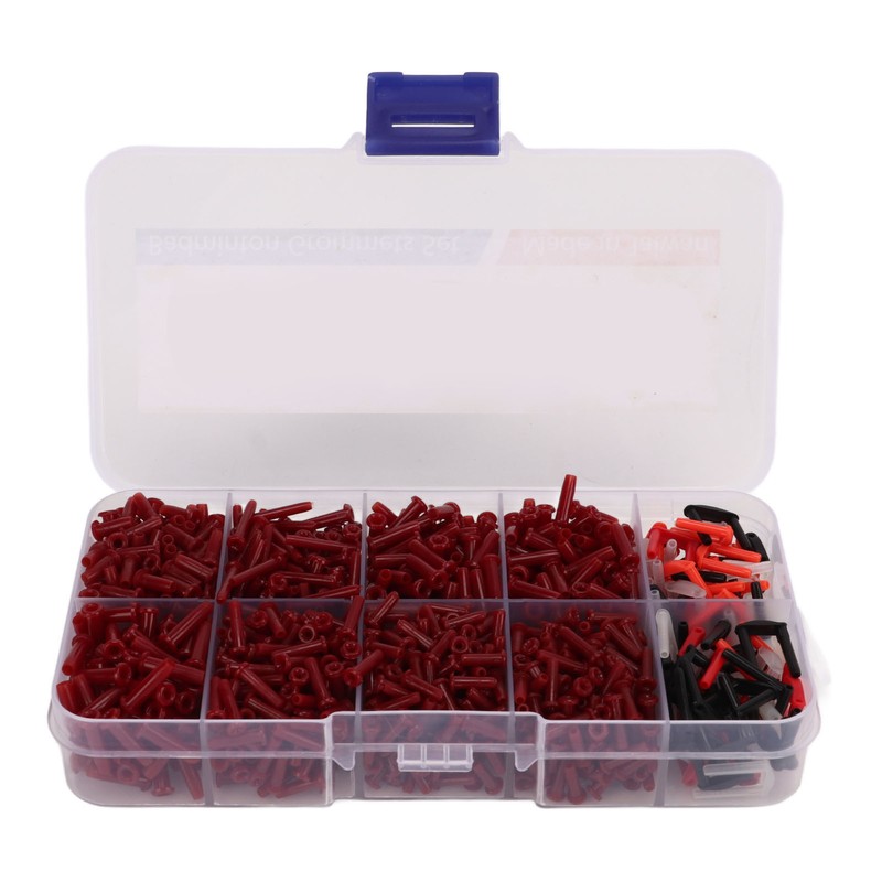 POWERTI 1500Pcs 1 Box Badminton Racket Racquet Grommets Eyelets Replacement