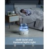 Homasy Humidifiers Ultrasonic Humidifier with Night Light Lasts Up to