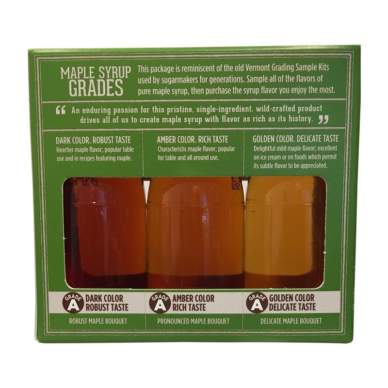 Vermont Maple Syrup Grading Sampler