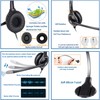 VoiceJoy Monaural Headset with Noise Cancelling Microphone with QD(Quick Disconnect),Compatible