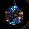 Glass Ball Moon Iron Art Decoration Night Light with LED