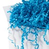 Mefleet 1 LB Crinkle Cut Paper Shred Filler Blue Crinkle