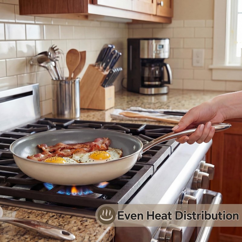 Cookersway Non Stick Frying Pans - 8 9.5 11 Inches