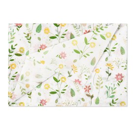 10 Sheets of Tissue Paper 50 x 70 cm for Bouquet, Filling Material Gift Paper Wrapping Paper for Birthday Baby Shower Wedding Valentine's Day Christening Communion Gift Packaging (Flowers)