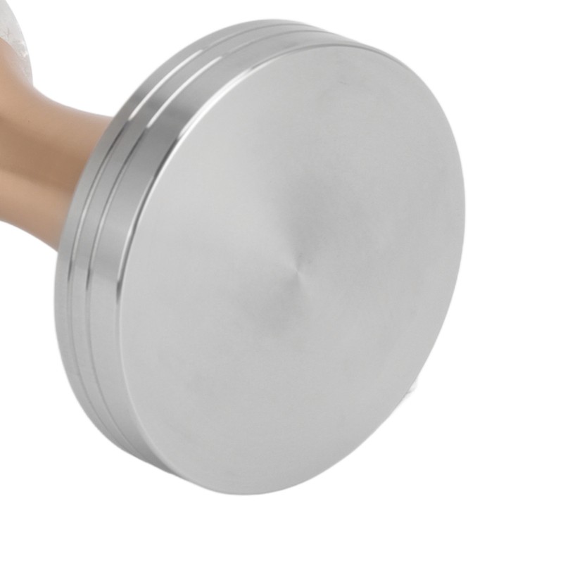 Crystal Ball Coffee Flat Tamper Stainless Steel Base Powder Hammer