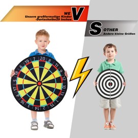 Akosuntoys Dartboard for Children, Gifts for Children, Dartboard, Birthday Gifts for 5 6 7 8 9 Years Boys Girls Toy from 3 4 5 6 Years Boys Gift Boy 4 5 6 7 Years