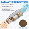 Yeoflagtrade Catalytic Converter 3 Inch 2 Pcs, High Flow Universal