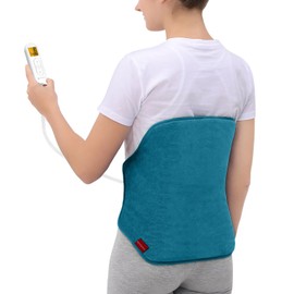 Comfytemp Upgraded XL Heat Pad for Back, Electric Back Heated Pad Wrap with Strap, Heated Belt for Waist, Lower Back, Lumbar, 9 Heat Settings, 0.5-9H Auto Shut Off, Birthday Gifts for Women Men