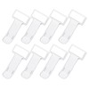 JRJRN 8 Stck Parkscheinhalter Clips, Selbstklebend Tickets Clip, Parkscheinhalter fr