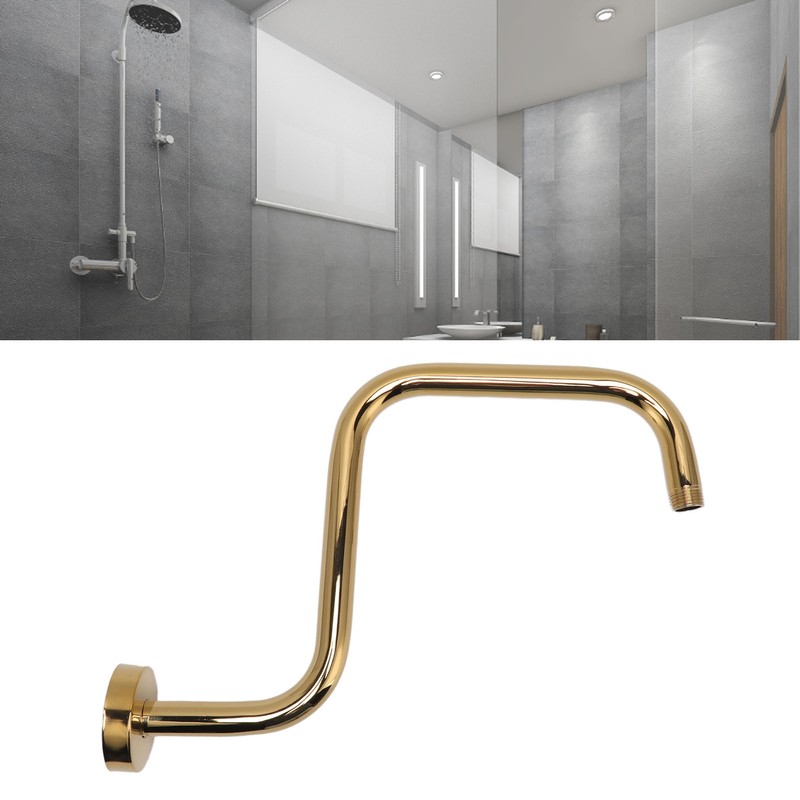Shower Extension Arm Stainless Steel High Rise Shower Arm with
