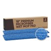 Microfiber Wholesale 18" Absorbent Microfiber Wet Mop Pad - Reusable,