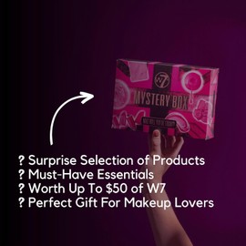 W7 Makeup Set Box - Assorted Gift Box of W7 Makeup & Cosmetics Worth $50