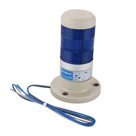 Baomain Warning Continuous Light 12 VDC Blue LED Industrial Signal Light Tower Lamp LTP-502T