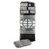GMA Industrial-Quality Steel Wool Hand Pad, 4 Extra Coarse, 16/Pack,