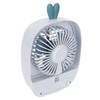 USB Desk Fan 3 Speed Mode Mist Spraying USB Charge