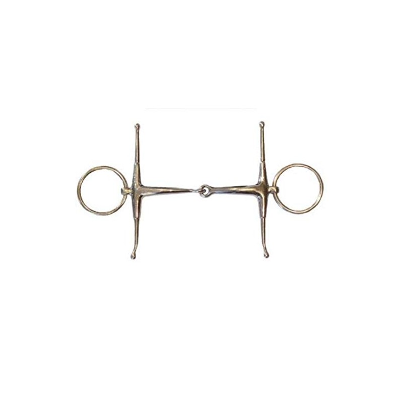 HKM Thigh Bridle 9895 Thigh Snaffle Bit Grey 55 mm