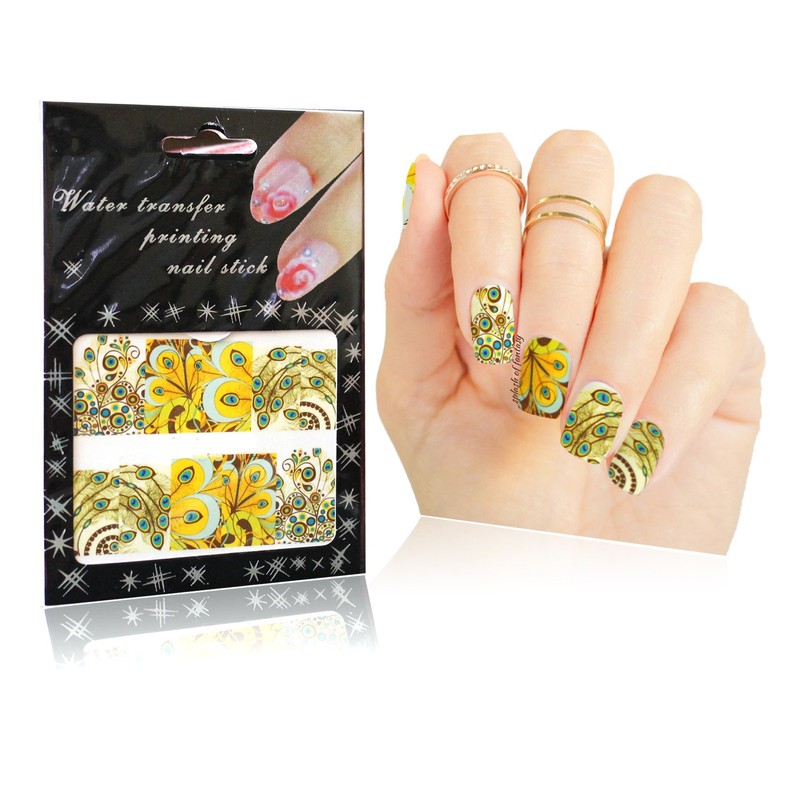 Nail Art Water Slide Tattoo Decals Full-Cover Animal Patterns, 10