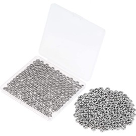 Powlankou 200 Pieces M3 x 0.5mm 304 Stainless Steel Hex Nut, Coarse Thread, 3mm Small Stainless Steel Female Thread Hex Nut, M3
